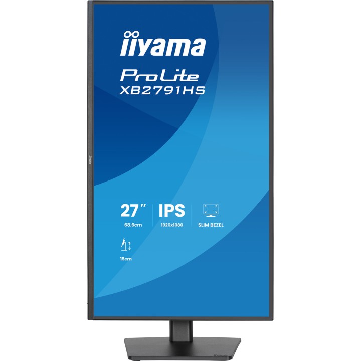 IIYAMA Écran IPS avec pied réglable en hauteur PROLITE- 27"