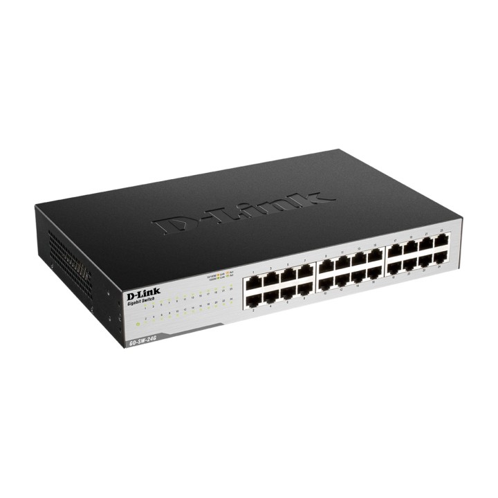 D-LINK Unmanaged-Gigabit-Switch mit 24 Ports GO-SW-24G 1U