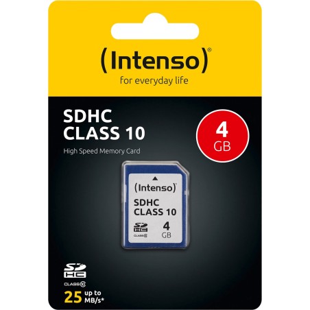 sdhc memory card clase-10 4gb 3411450