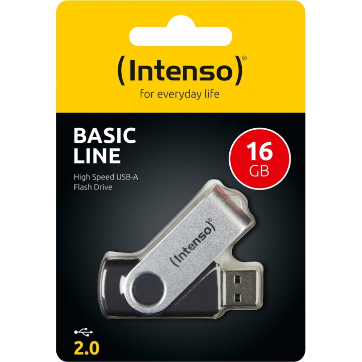 INTENSO Chiavetta USB girevole BASIC LINE 2.0 16GB 1085509