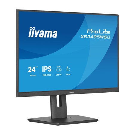 écran ips avec pied réglable en hauteur prolite- 24,1" wuxga