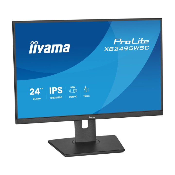 IIYAMA IPS-Monitor mit höhenverstellbarem Standfuß PROLITE-