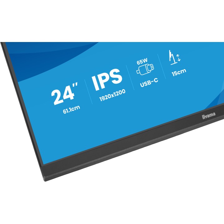 IIYAMA IPS-Monitor mit höhenverstellbarem Standfuß PROLITE-