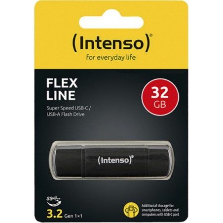 clé usb à double connecteur de type a et c flex line 32gb