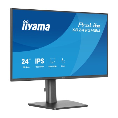 monitor ips con pie regulable en altura prolite- 23,8" full hd