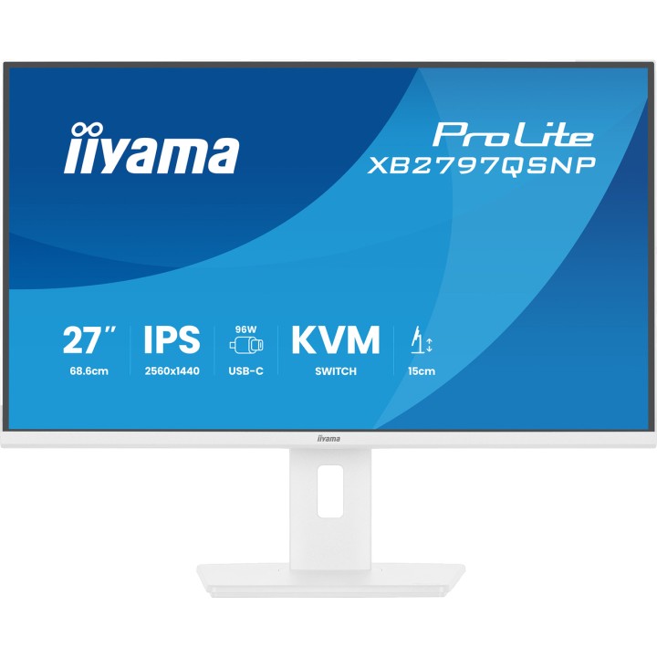 IIYAMA Monitor IPS con pie regulable en altura PROLITE- 27"
