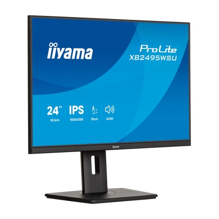 monitor ips con pie regulable en altura prolite- 24,1" wuxga