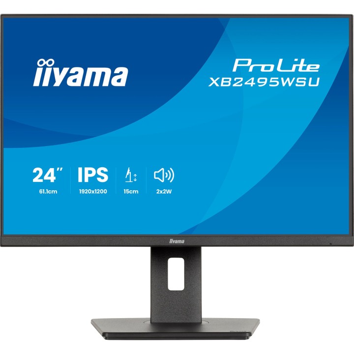 IIYAMA Monitor IPS con pie regulable en altura PROLITE- 24,1" WUXGA 100194720