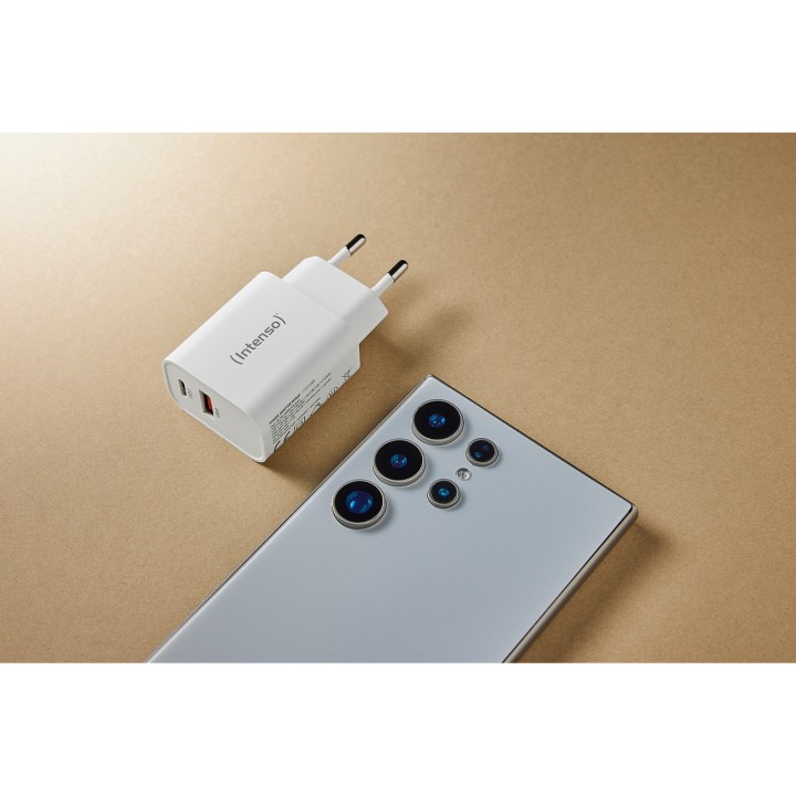 INTENSO Chargeur USB secteur à deux ports W30AC 30W