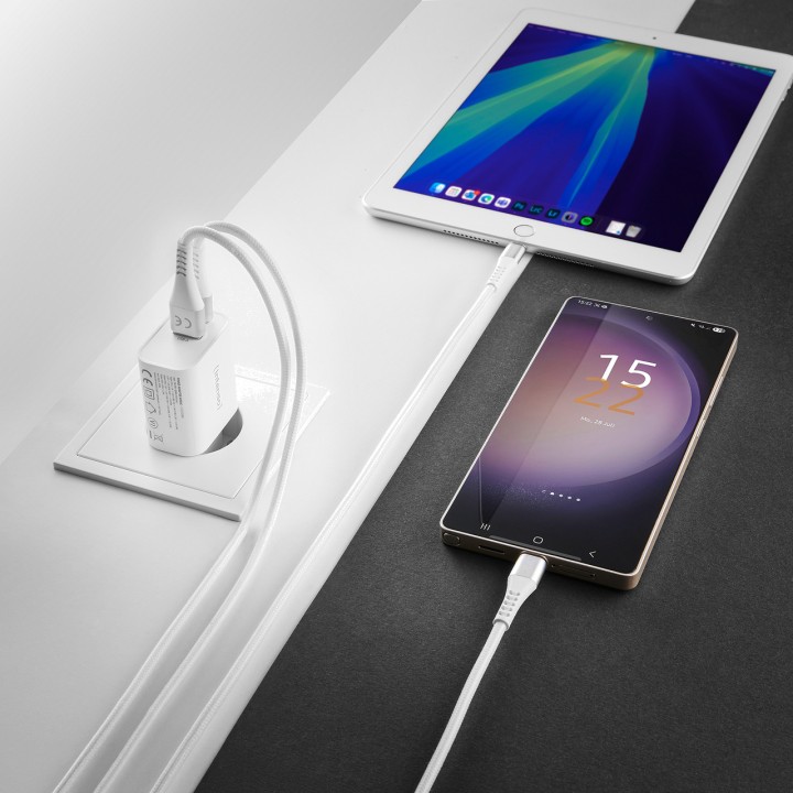 INTENSO Caricatore USB da rete con due porte W30AC 30W