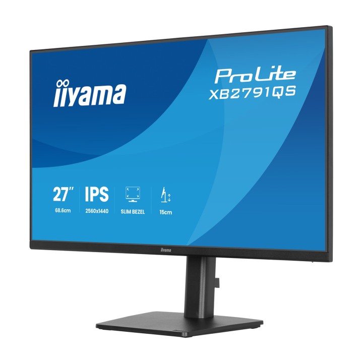 IIYAMA IPS monitor with height-adjustable stand PROLITE- 27"