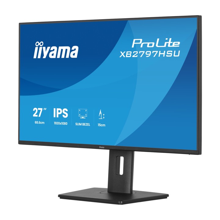 IIYAMA IPS monitor with height-adjustable stand PROLITE- 27"