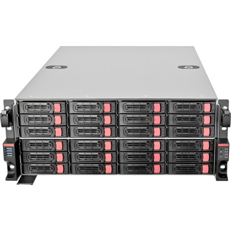 caja de servidor para rack rm43-324-rs 4u-e-atx 24x hot swap
