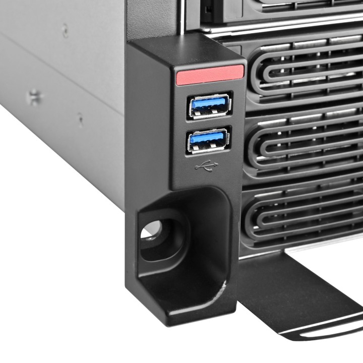 SILVERSTONE Rack-Servergehäuse RM43-324-RS 4U-E-ATX 24X HOT