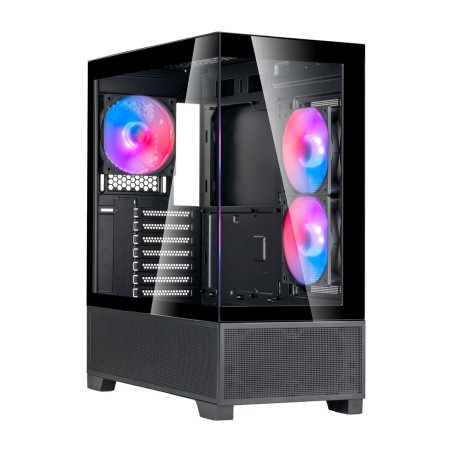 caja de pc semitorre con ventana panorámica lucid 05-atx argb