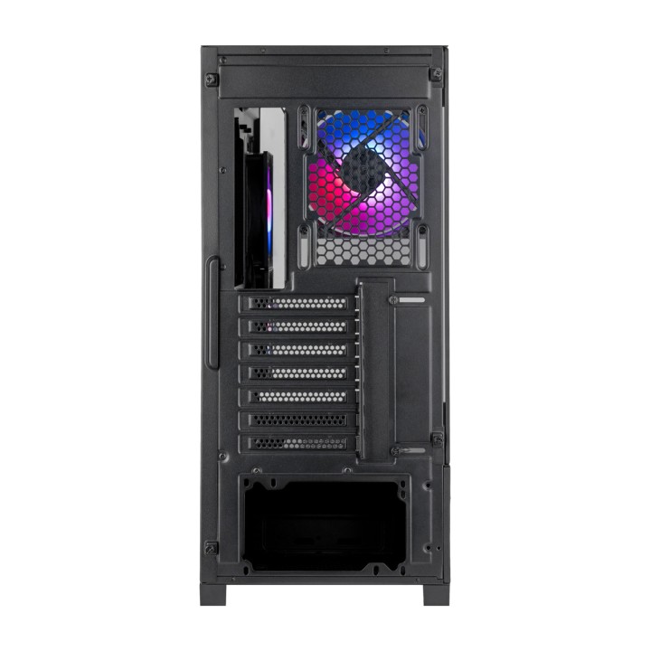 SILVERSTONE Caja de PC semitorre con ventana panorámica LUCID 05-ATX ARGB 100186988VAR