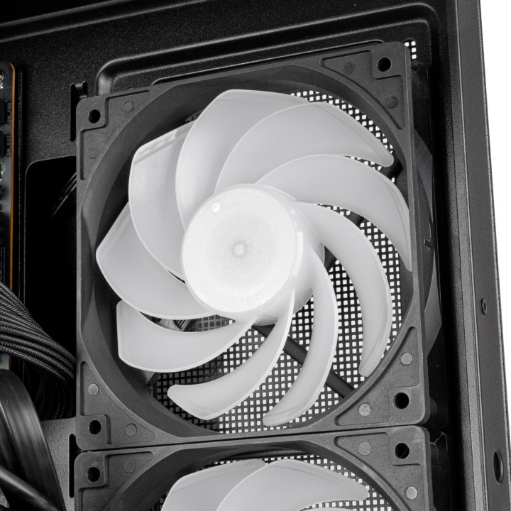 SILVERSTONE Caja de PC semitorre con ventana panorámica LUCID 05-ATX ARGB 100186988VAR