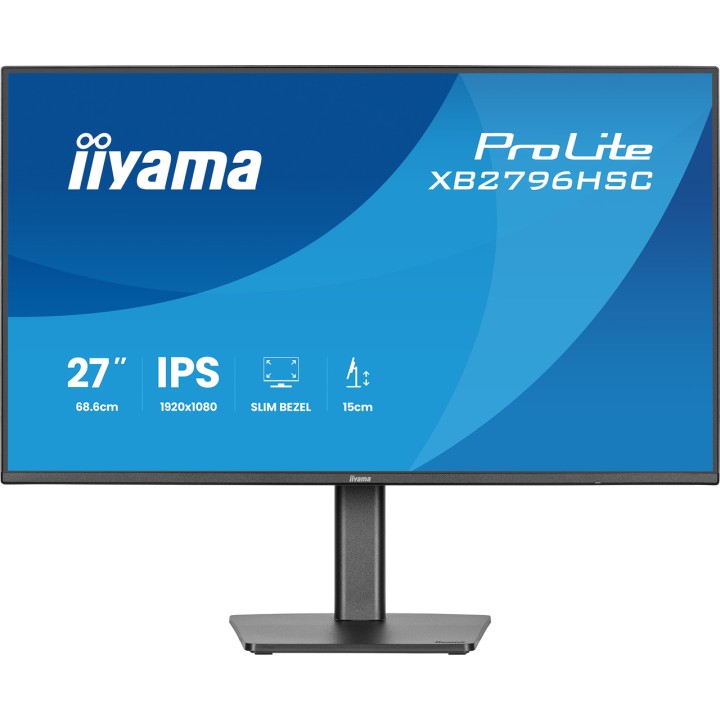 IIYAMA Écran IPS avec pied réglable en hauteur PROLITE- 27"