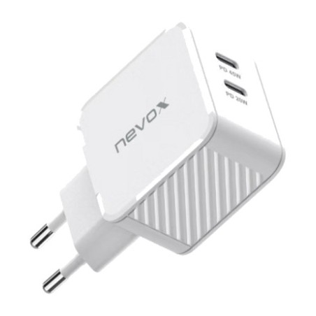 chargeur mural double usb-c gan pd qc3.0 45w 2569