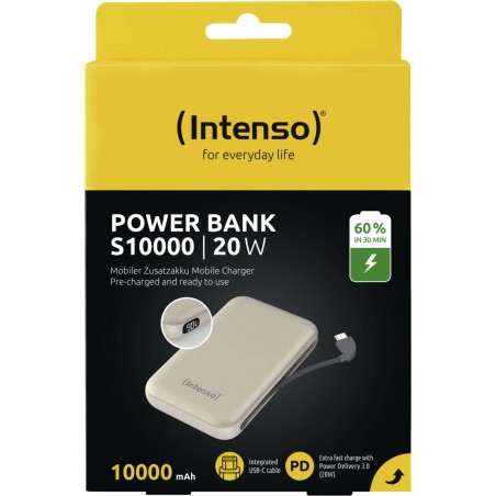 batería externa con cable integrado para móvil s10000-usb-c 10000mah 20w