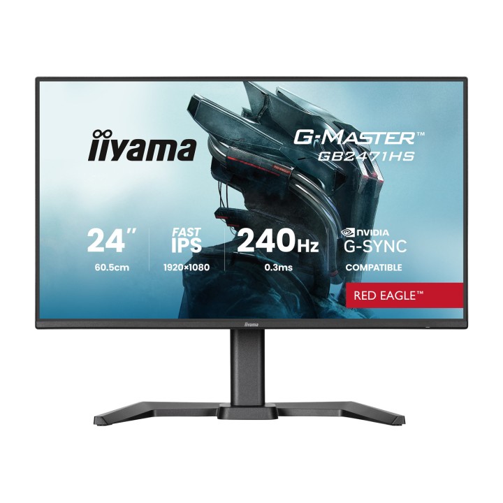 IIYAMA Gaming-Monitor G-MASTER-RED EAGLE 23,8" FULL HD
