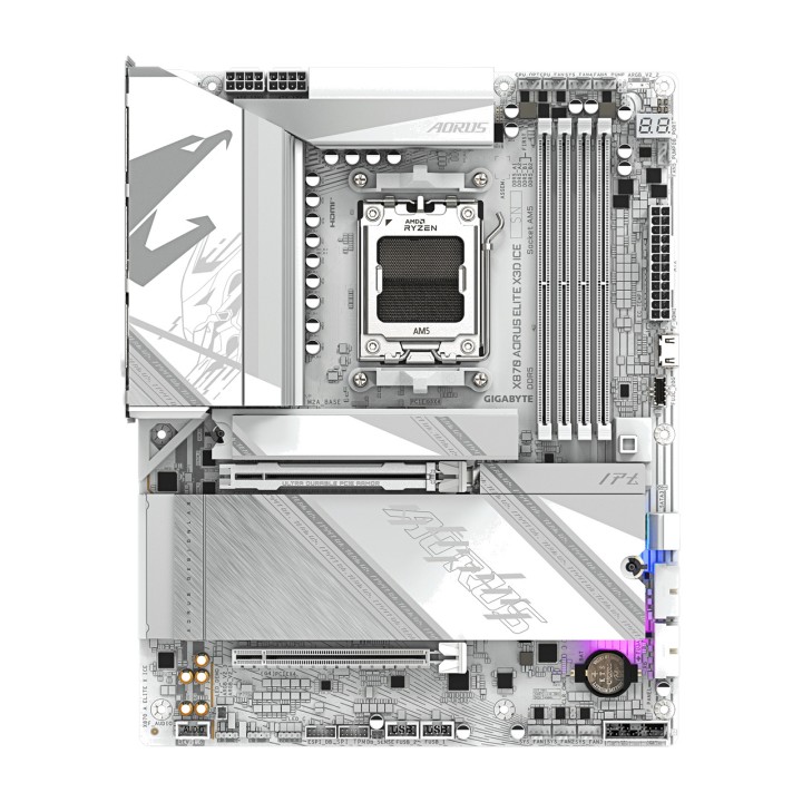 GIGABYTE Placa base ATX para AMD X870 AORUS ELITE X3D ICE