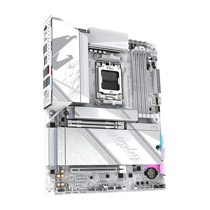 GIGABYTE ATX motherboard for AMD X870 AORUS ELITE X3D ICE