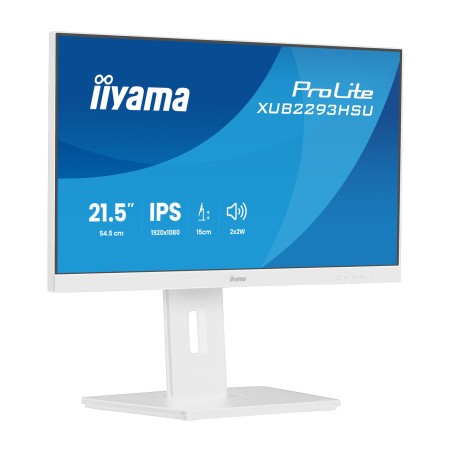monitor ips con pie regulable en altura prolite- 21,5" full hd