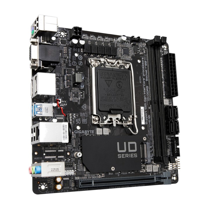 GIGABYTE Mini-ITX motherboard for Intel H610I LGA1700