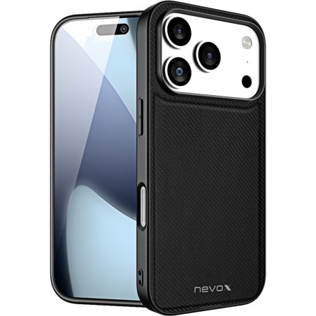 coque antichoc en nylon pour téléphone portable styleshell-nylo-iphone 17/18 pro 6,3"