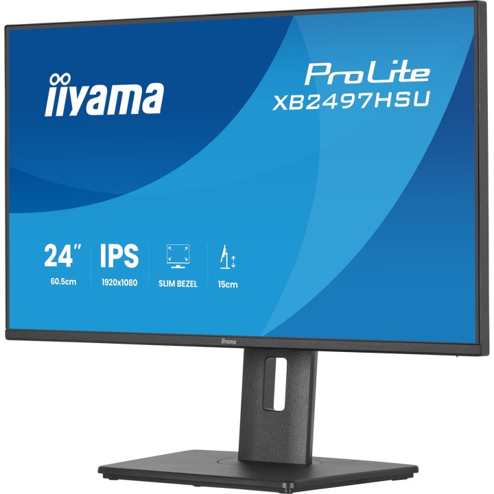 IIYAMA Monitor IPS con supporto regolabile in altezza