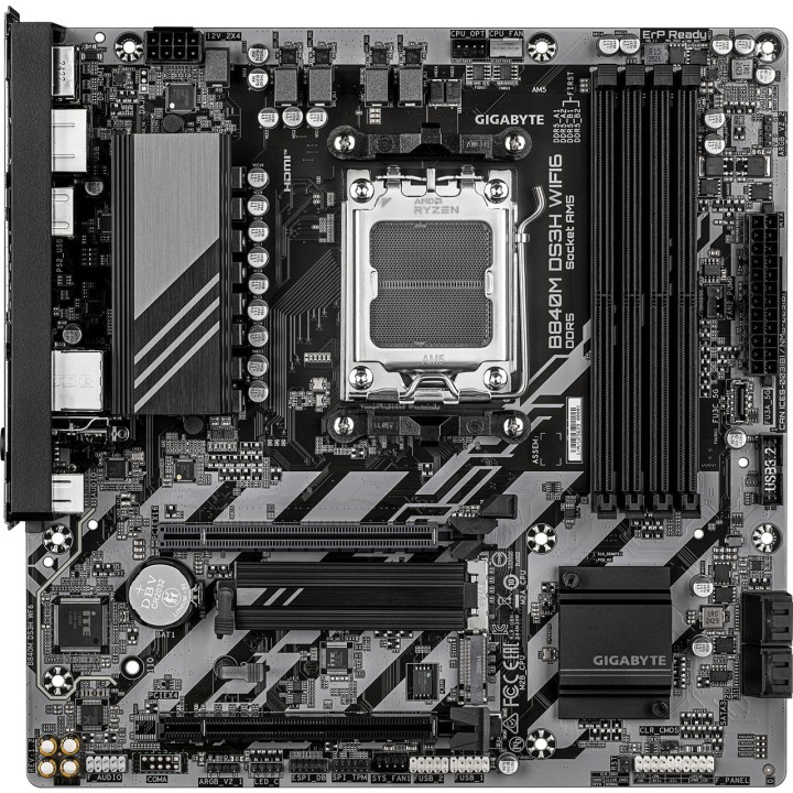 GIGABYTE Placa base micro ATX para AMD B840M DS3H WIFI6 AM5