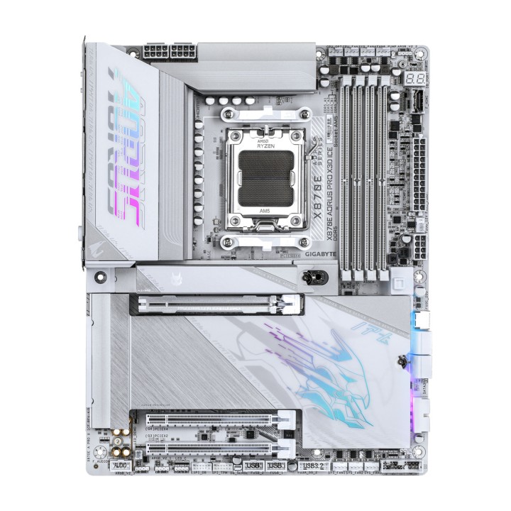 GIGABYTE ATX motherboard for AMD X870E AORUS PRO X3D ICE AM5
