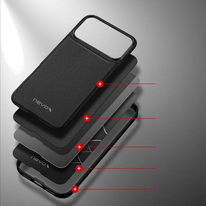 NEVOX Funda de nailon antigolpes para móvil