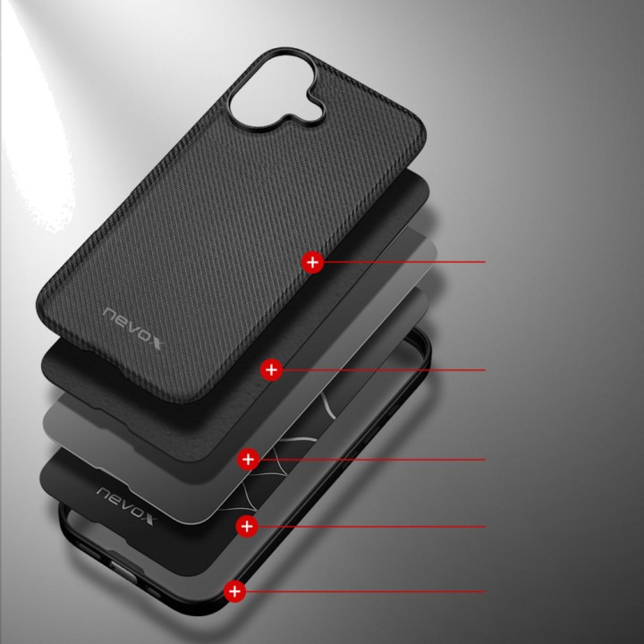 NEVOX Custodia antiurto in nylon per cellulare