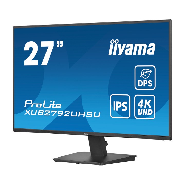 IIYAMA Monitor IPS de marco ultrafino PROLITE- 27" 4K UHD 100144423
