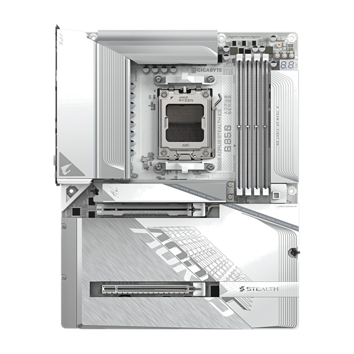 GIGABYTE Scheda madre ATX per AMD B850 AORUS STEALTH ICE AM5
