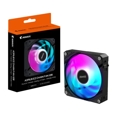 ventola rgb per case pc aorus ez-chain fan 120mm gp-ecfan1201