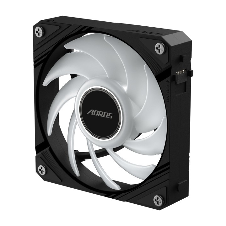 GIGABYTE Ventola RGB per case PC AORUS EZ-CHAIN FAN 120MM
