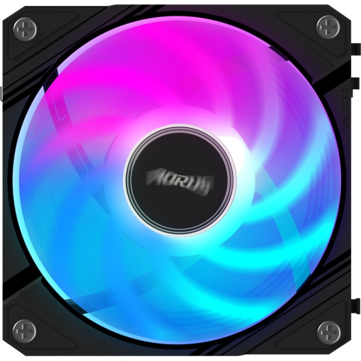 GIGABYTE Ventola RGB per case PC AORUS EZ-CHAIN FAN 120MM