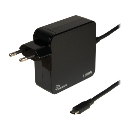 cargador usb-c para portátil y móvil argus pd-2100 100w
