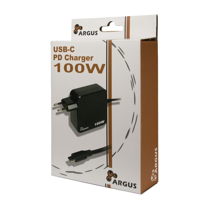 INTER-TECH Chargeur USB-C pour ordinateur portable et