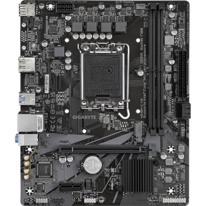 GIGABYTE Placa base micro ATX para Intel H610M K V2 LGA1700