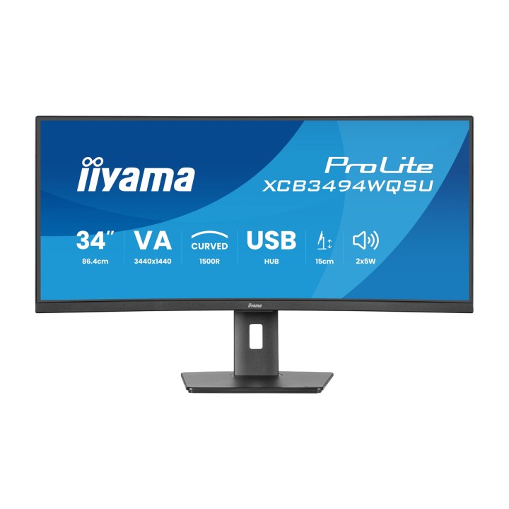 IIYAMA Monitor curvo ultrawide con supporto regolabile in