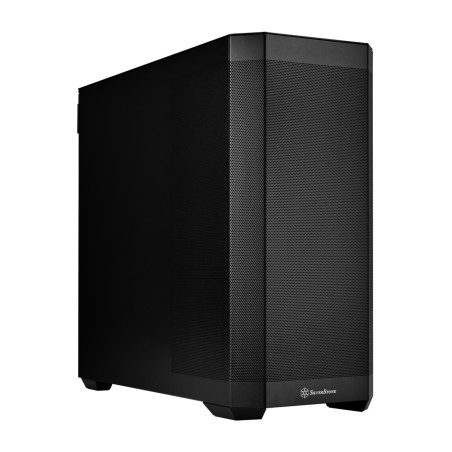 case pc tower per server con pannello frontale in mesh seta-h2-e-atx ssi-eeb