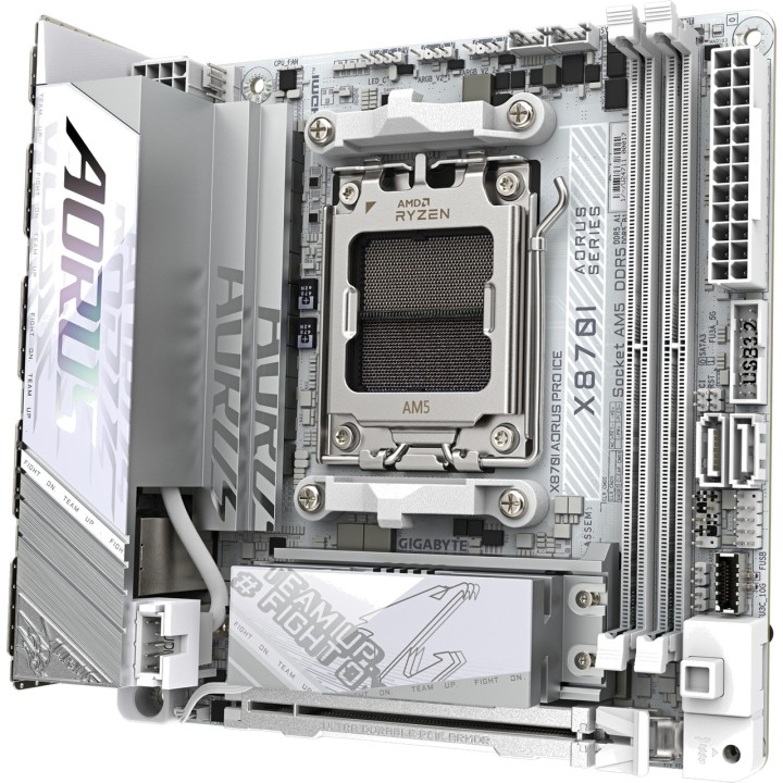 GIGABYTE Placa base Mini-ITX para AMD X870I AORUS PRO ICE AM5 100111426