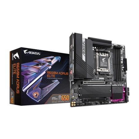 placa base micro atx para amd b650m aorus elite am5