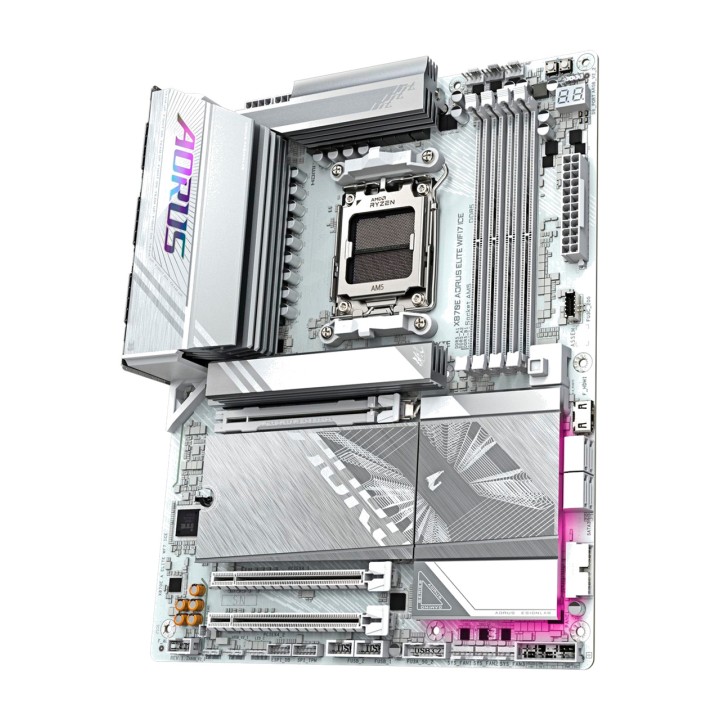 GIGABYTE Carte mère ATX pour AMD X870E AORUS ELITE WIFI7 ICE
