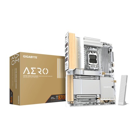 atx-mainboard für amd x870e aero x3d wood am5