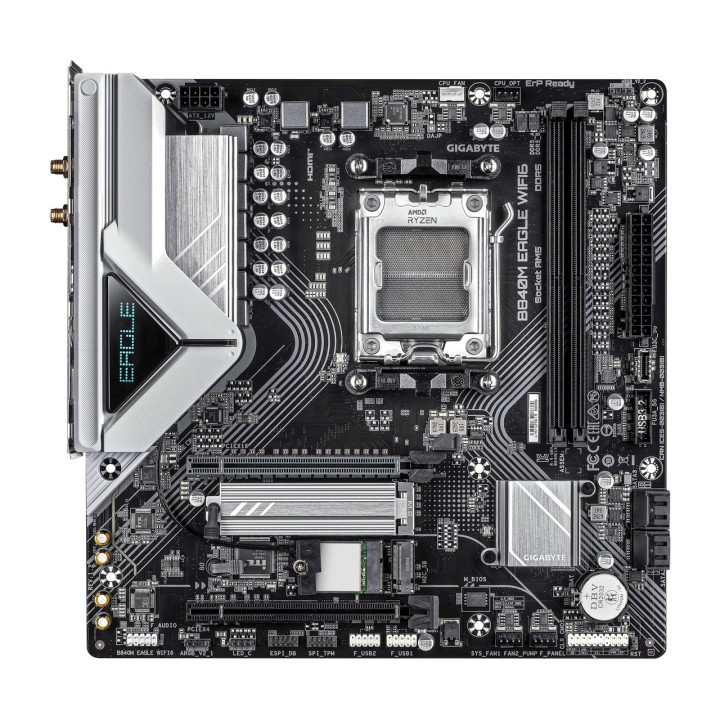 GIGABYTE Carte mère micro ATX pour AMD B840M EAGLE WIFI6 AM5